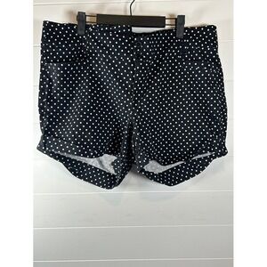 Torrid Womens Black White Polka Dot Cuffed Stretch Shorts Plus Size 20